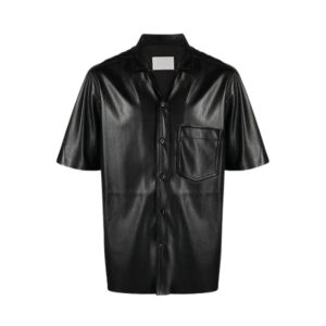 Women Leather Shirt