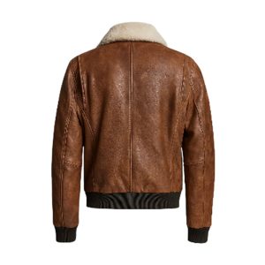 Leather Bomber Jacket