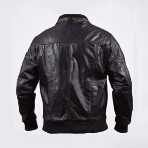 Leather Bomber Jacket