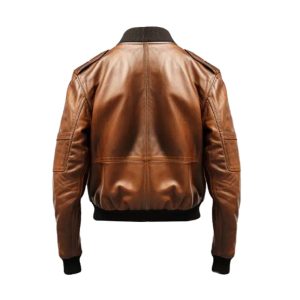 Leather Bomber Jacket