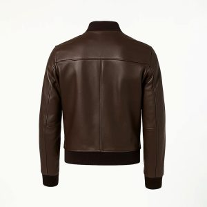 Leather Bomber Jacket