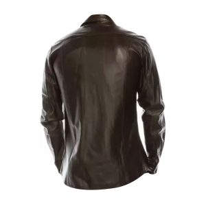 Women Leather Shirt
