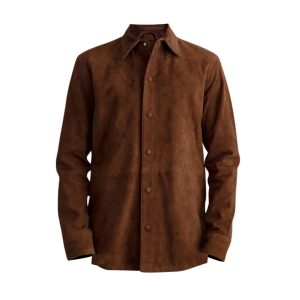 Men Leather Shirt
