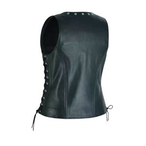 Women Leather Vest