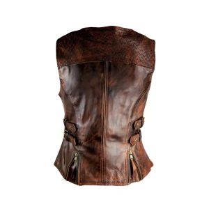 Women Leather Vest