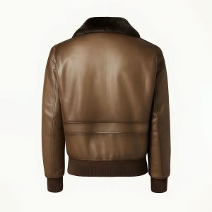 Leather Bomber Jacket
